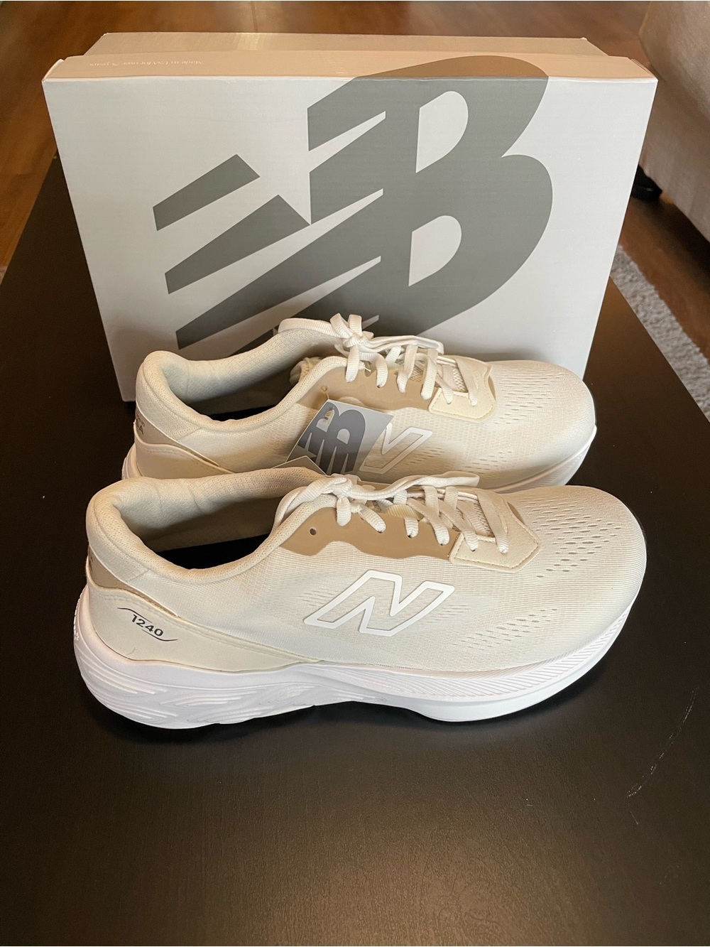New Balance Tan and Cream 1240